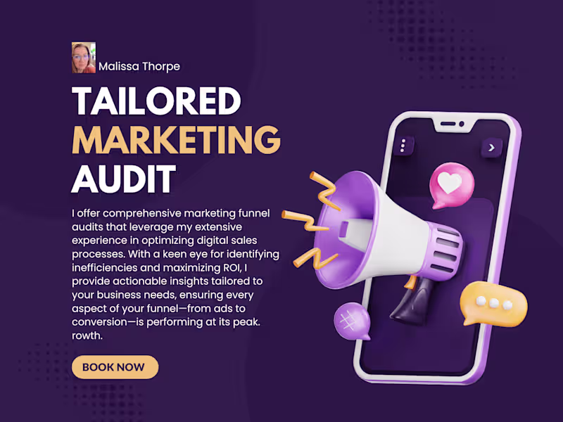 Cover image for Tailored Marketing Funnel Audit