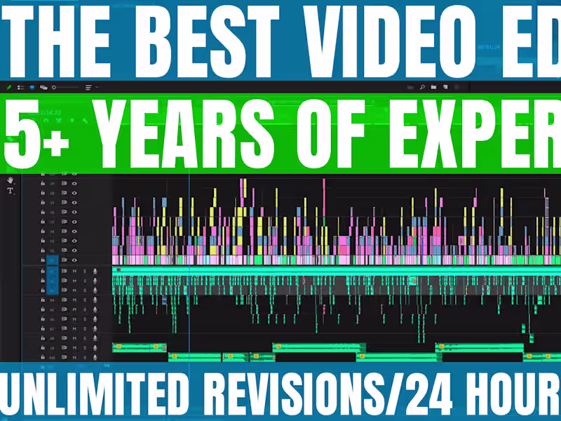 Cover image for Professional Video Editing for Youtube