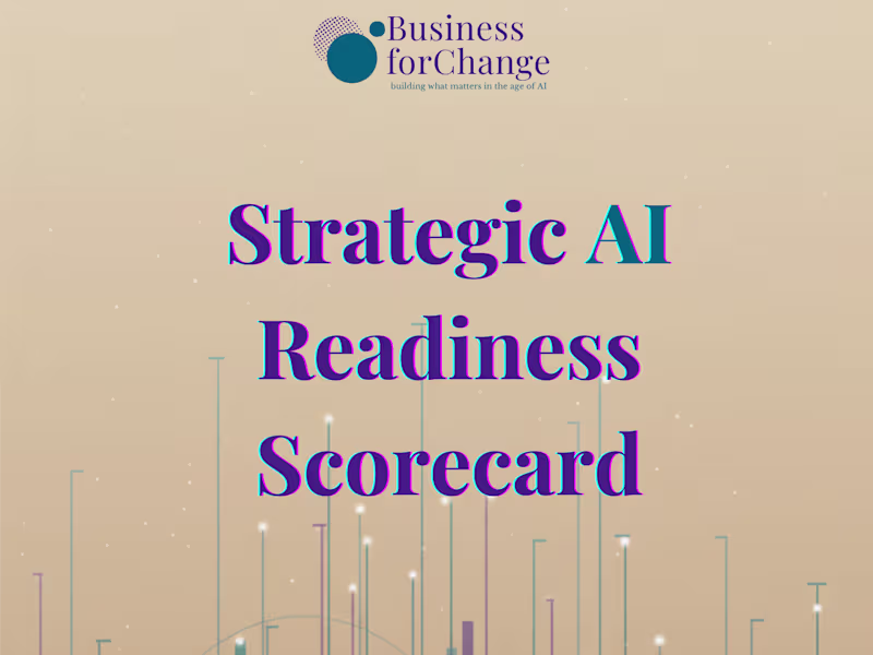 Cover image for Strategic AI Readiness Assessment 