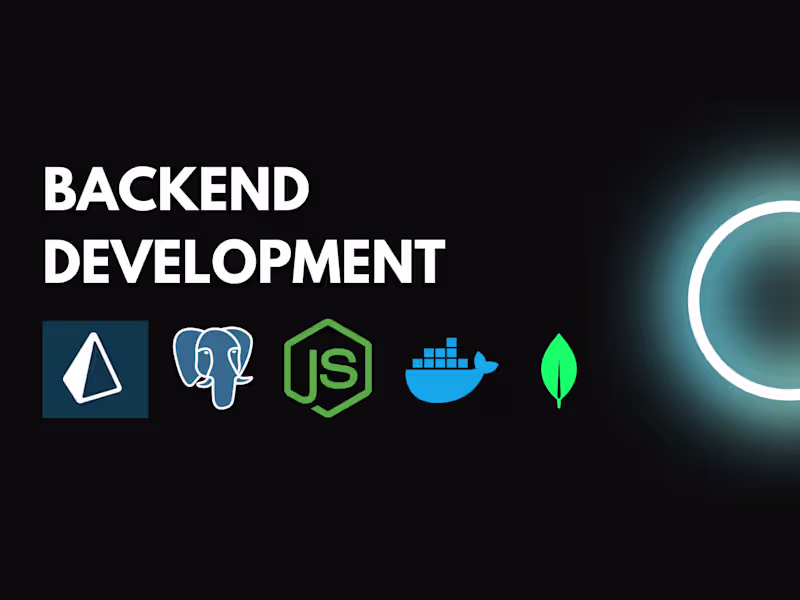 Cover image for Backend development [REST API] 