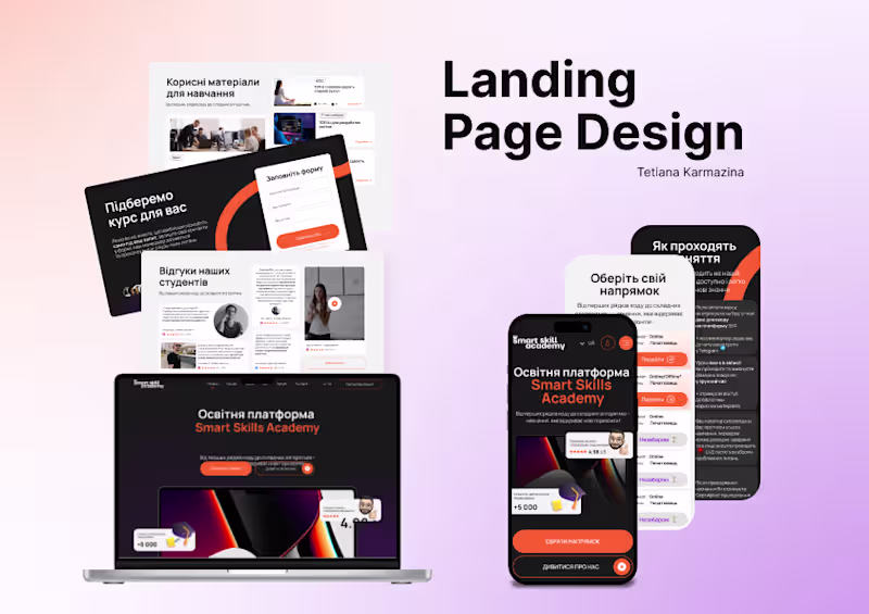 Cover image for Landing Page Design