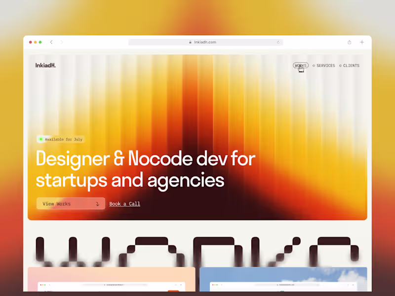 Cover image for High conversion dazzling framer website