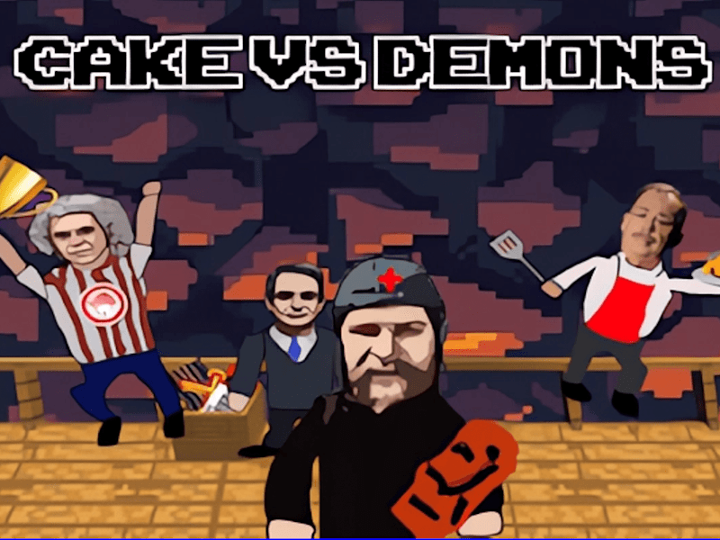 Cover image for Cake Vs Demons | Arcade Meme Shooter Game
