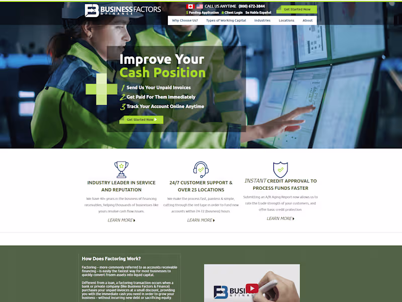 Cover image for Business Factors | Invoice Factoring Company