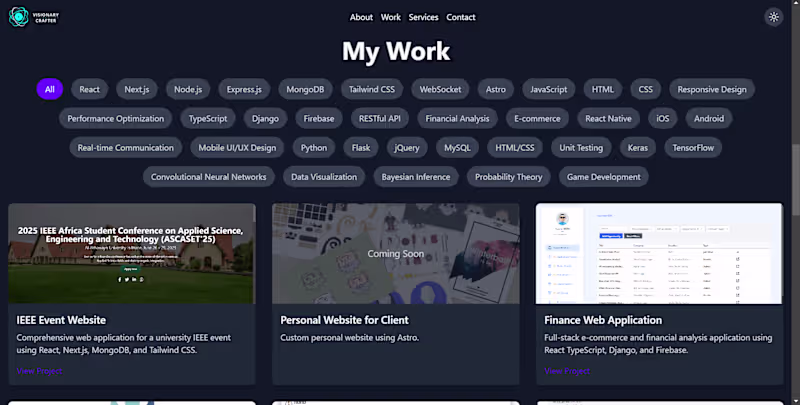 Cover image for Personal Portfolio Website