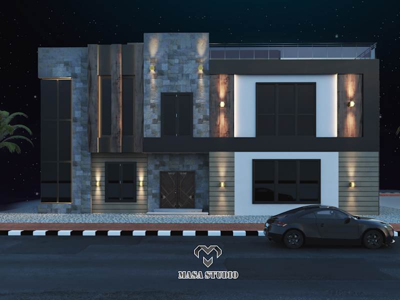 Cover image for Aramco Ajyall Villa Exterior Design