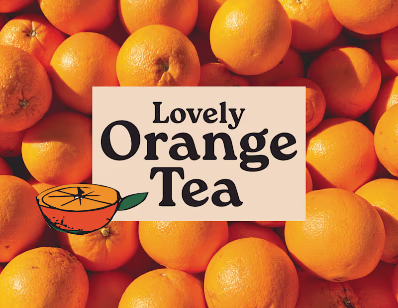 Cover image for Lovely Orange Tea