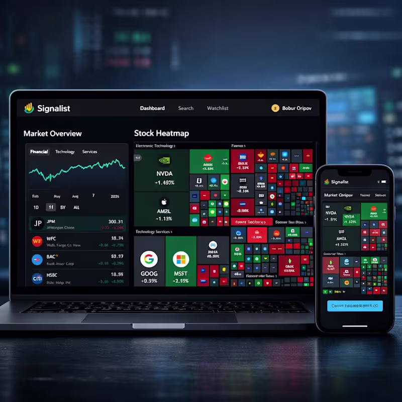 Cover image for Signalist - Stock Market App