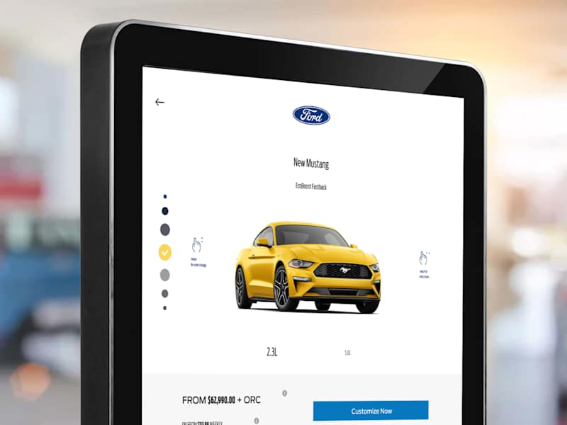 Cover image for Ford Interactive Kiosk UX/UI