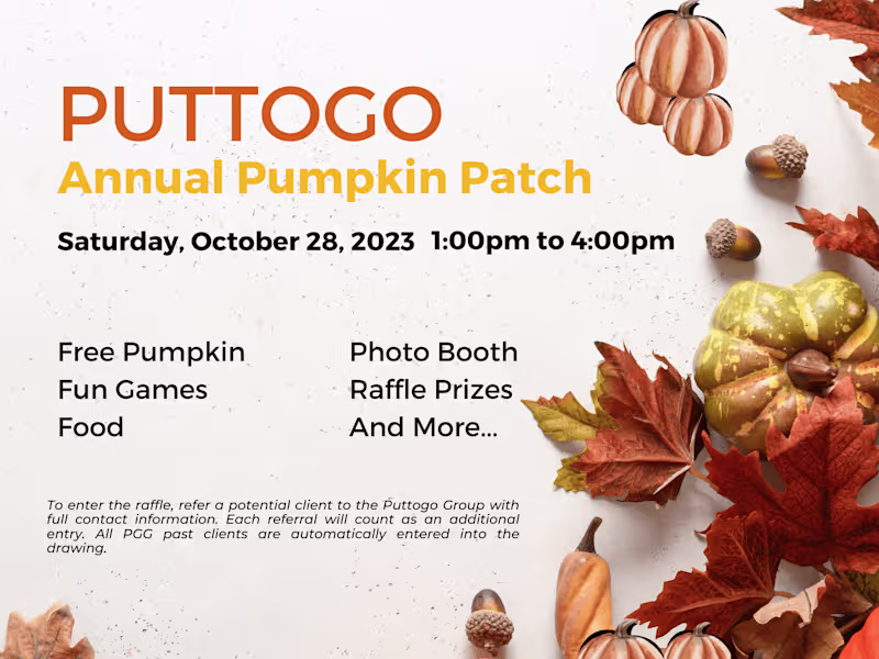 Cover image for Pumpkin Patch Event