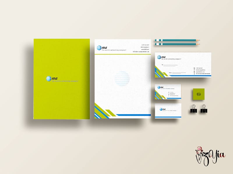 Cover image for Stationary Mockups Set on Behance