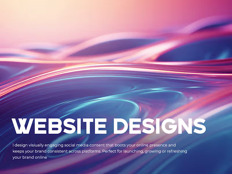 Cover image for Website Design That Captures Your Brand