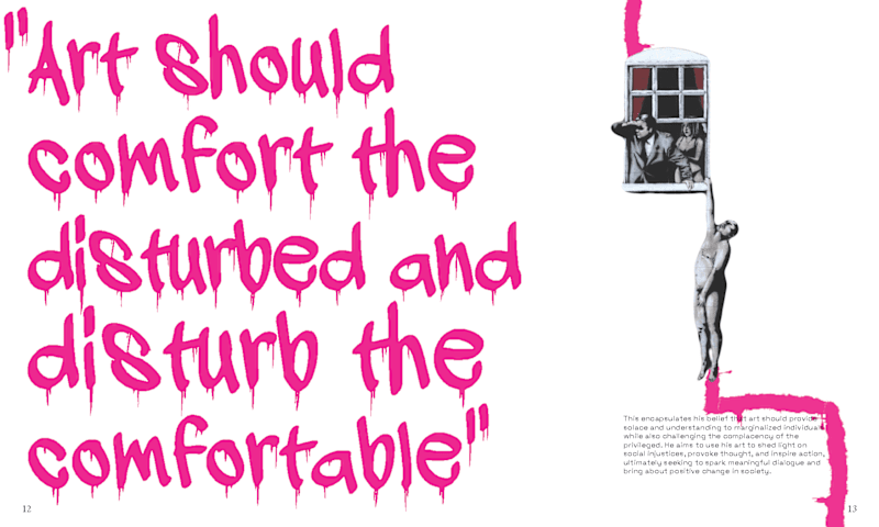 Cover image for A Man Behind the Walls: Banksy's Art and Influence