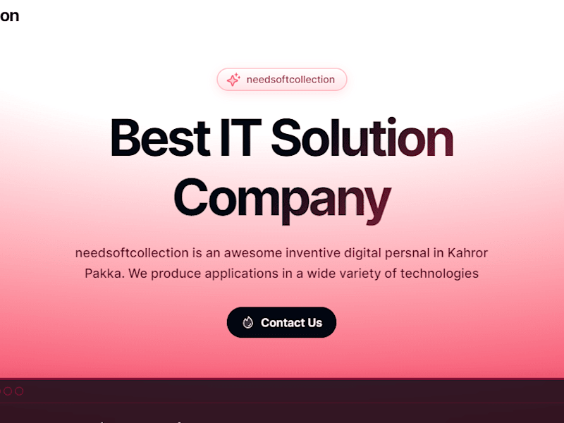 Cover image for Need soft web site