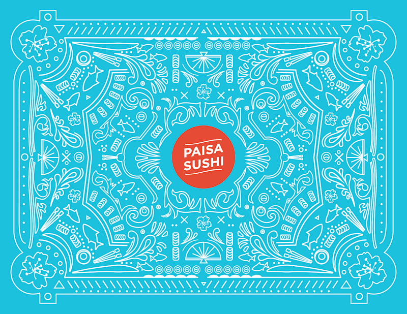 Cover image for Paisa Sushi Rebranding on Behance
