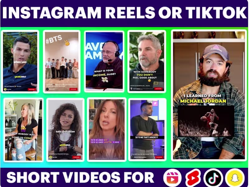 Cover image for I will create epic ai videos for youtube, tiktok and instagram