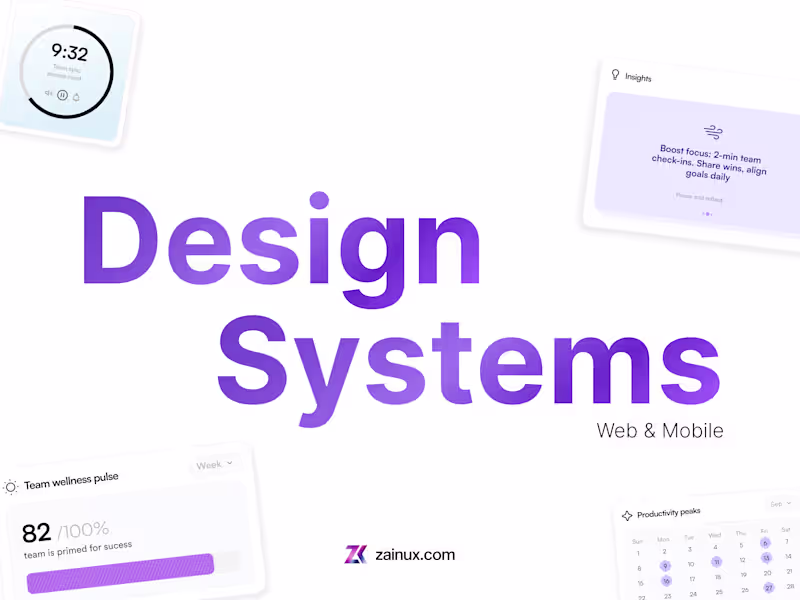 Cover image for Design System - Web & Mobile