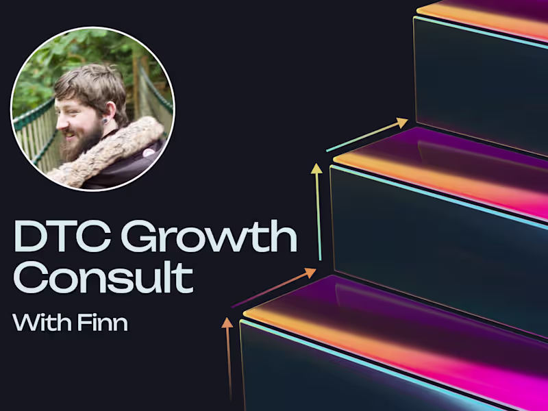 Cover image for 1-hour Consulting Call: Optimise & Grow Your E-com Brand