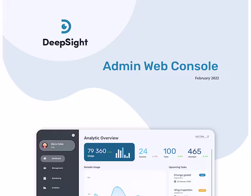 Cover image for DeepSight Web Console | Behance :: Behance