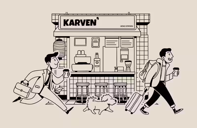 Cover image for Karven Coffee brand idenity design