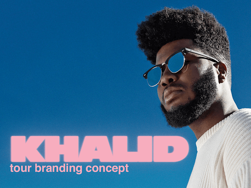 Cover image for Khalid Tour Branding | Concept