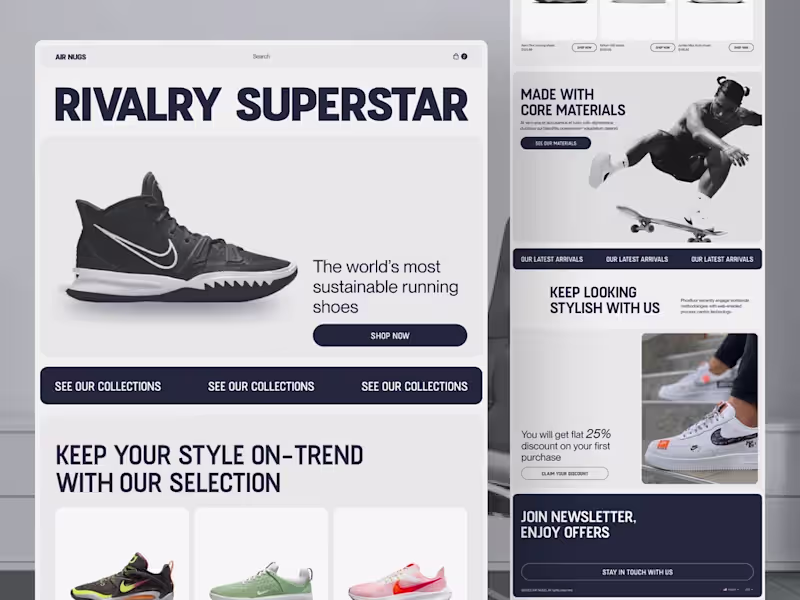 Cover image for Ecommerce Website Design Concept