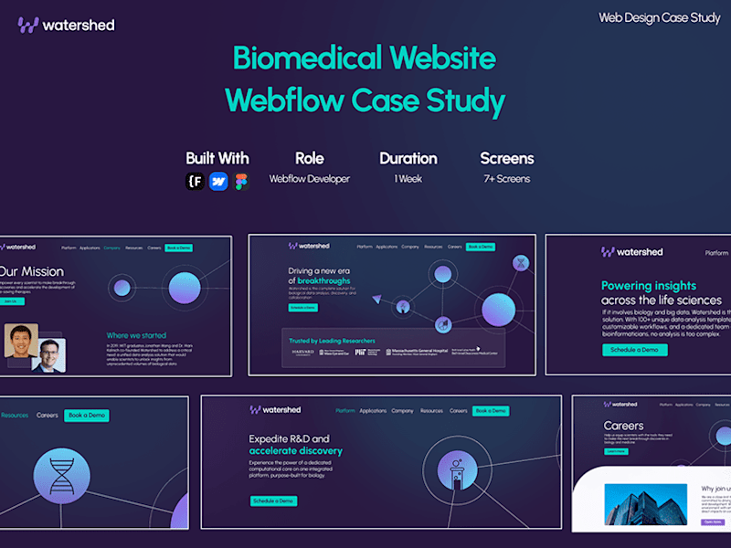 Cover image for Webflow Website Build Case Study | Watershed 