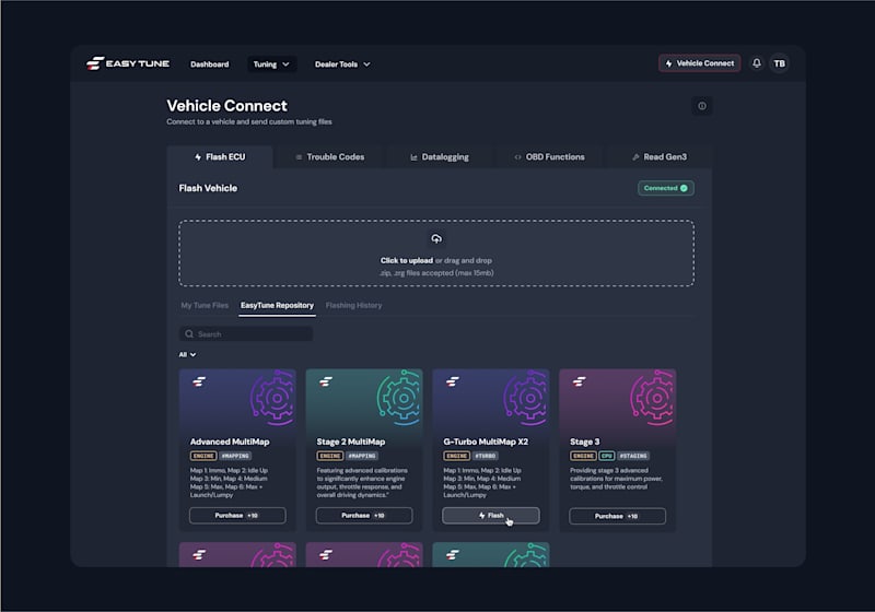 Cover image for Vehicle Custom Tuning Web App - Dealer Platform