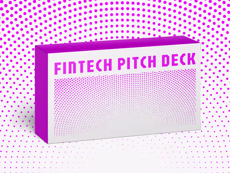 Cover image for Fintech pitch deck package