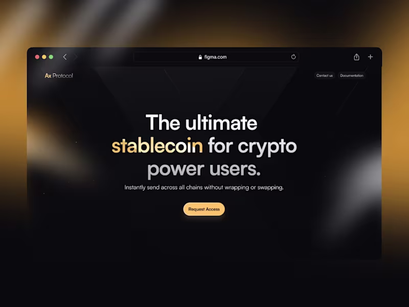 Cover image for Ax Protocol Website
