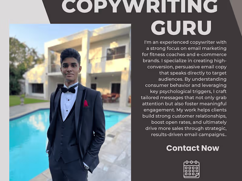 Cover image for Email copy for businesses looking to boost sales and outreach.