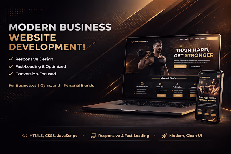 Cover image for I will build a modern react landing page for your startup