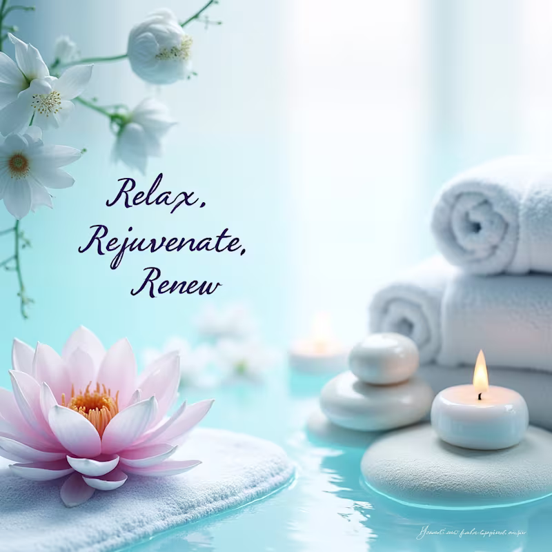 Cover image for Spa Relaxation: Lotus & Candles