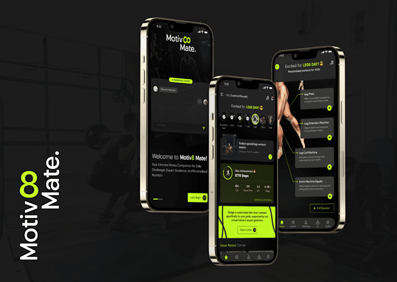 Cover image for Motiv8 Mate: AI-Powered Fitness Companion App