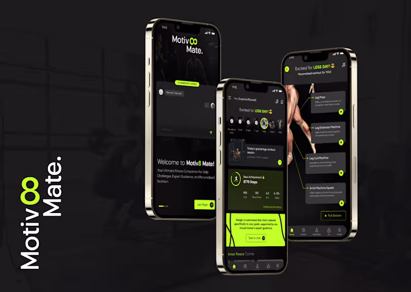 Cover image for Motiv8 Mate: AI-Powered Fitness Companion App