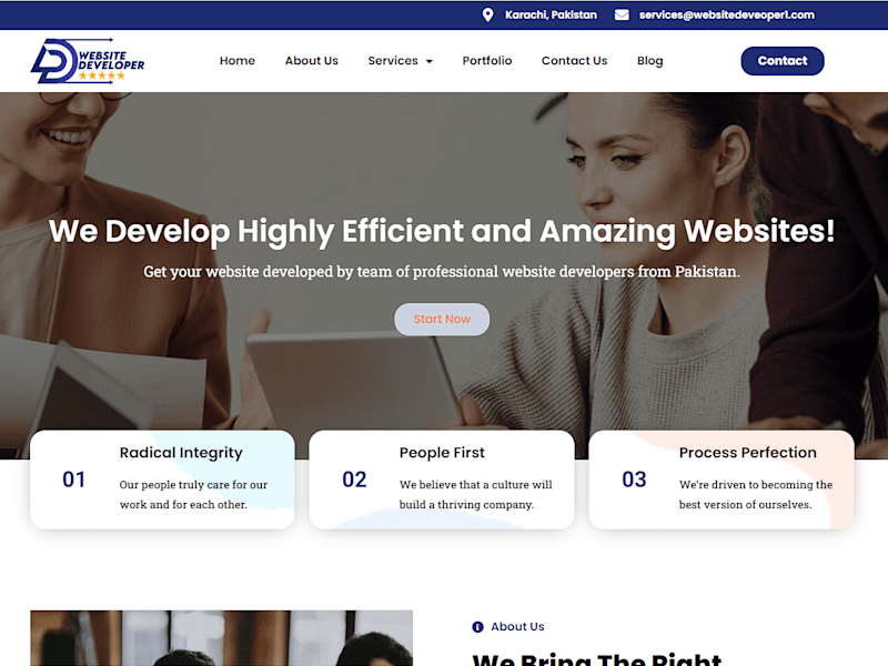 Cover image for Developer Website 