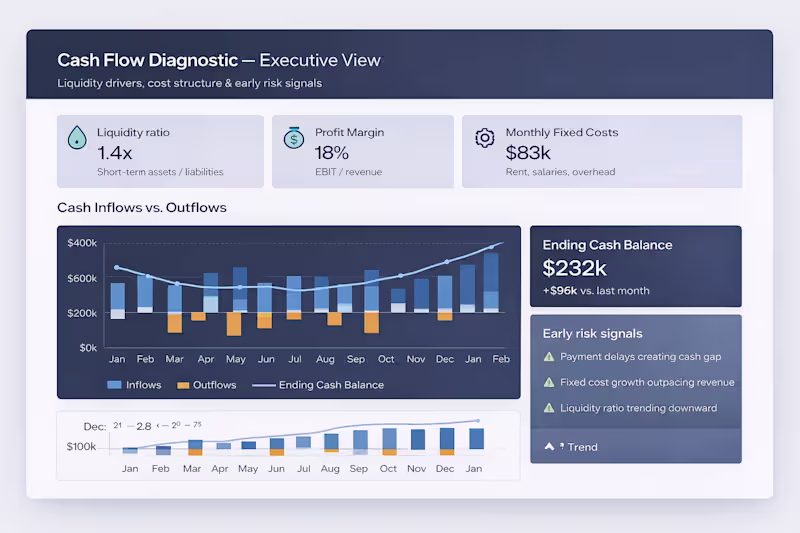 Cover image for Cash Flow Diagnostic — Services