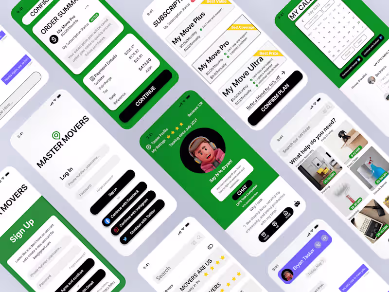 Cover image for Designing an End-to-End Mobile App - Master Movers 