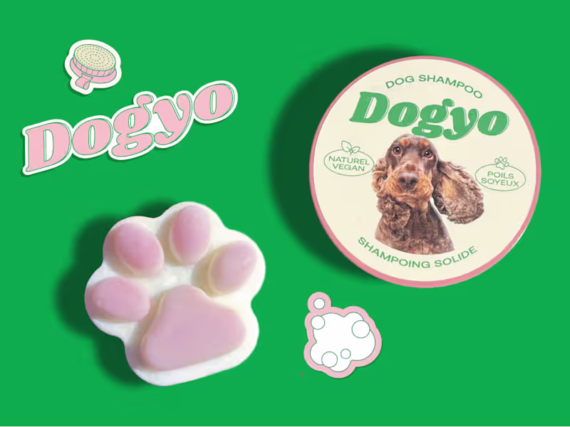 Cover image for Dogyo — Dog shampoo branding + e-commerce 