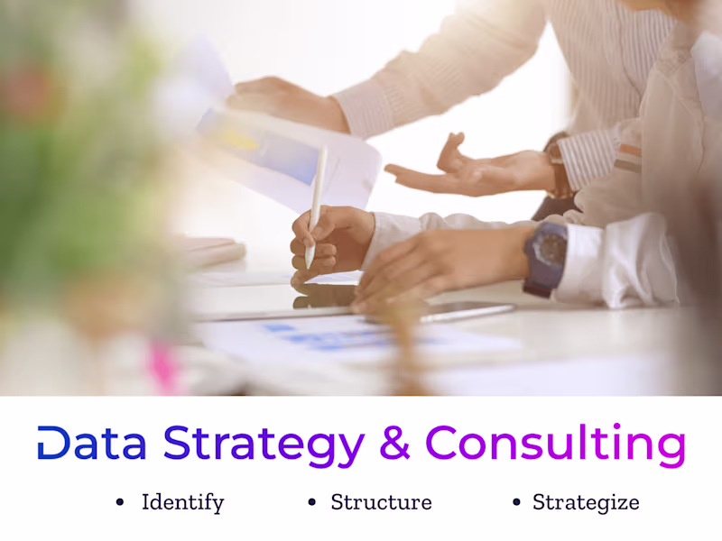 Cover image for Data Strategy & Consulting|Identify, Structure & Strategize Data