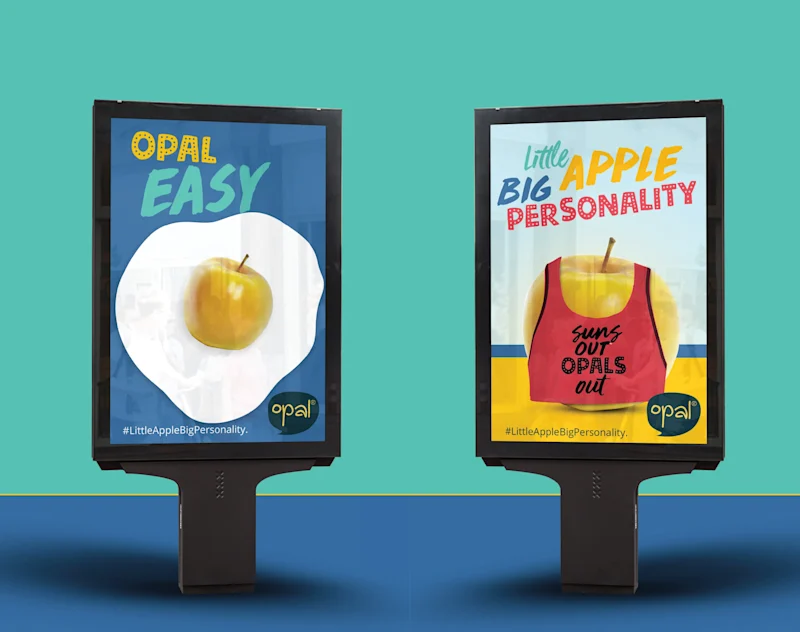 Cover image for “Little Apples, Big Personality” campaign for Opal Apples | Gra…