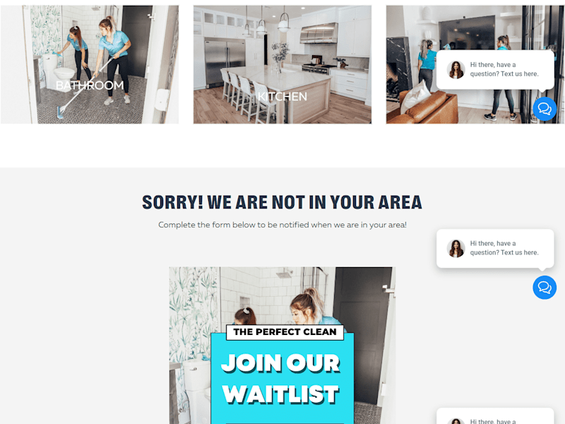 Cover image for Clean cleaning service website 