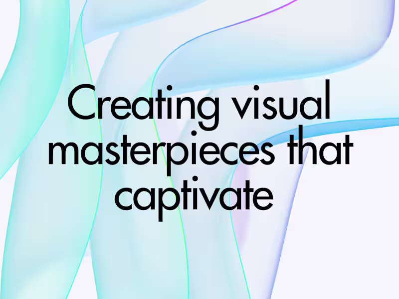 Cover image for Creating visual masterpieces that captivate