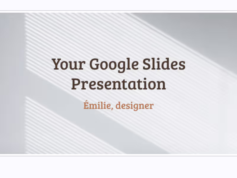 Cover image for Google Slides Design, aka "Sprinkle Magic on my Presentation!"