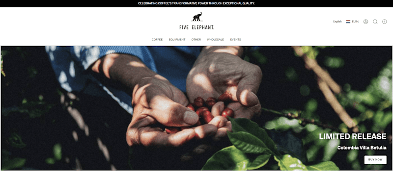 Cover image for Five Elephant Website Redesign