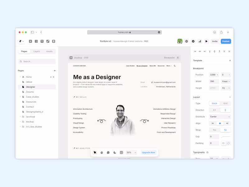 Cover image for Learn Framer with Hussein