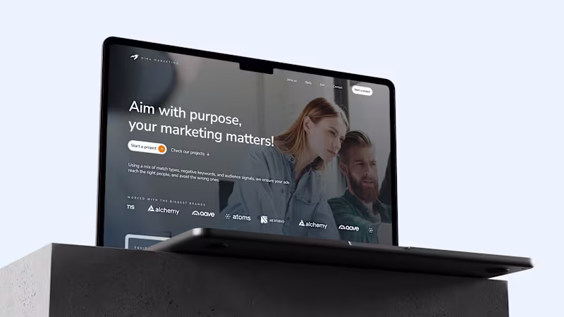 Cover image for UI Redesign and No code website Design for Mira