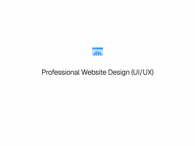 Cover image for Website Design