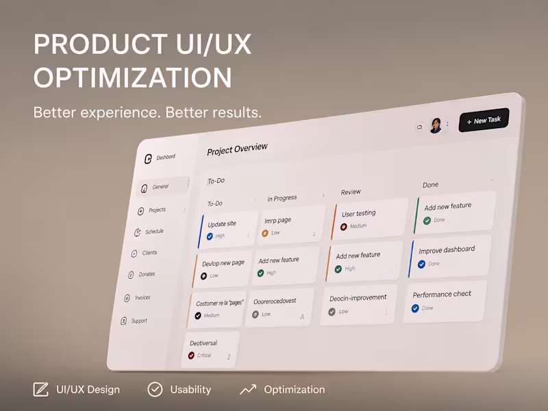 Cover image for Product UI/UX Optimization