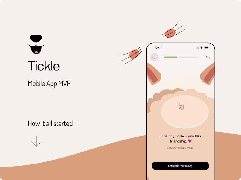 Cover image for MVP design for Tickle